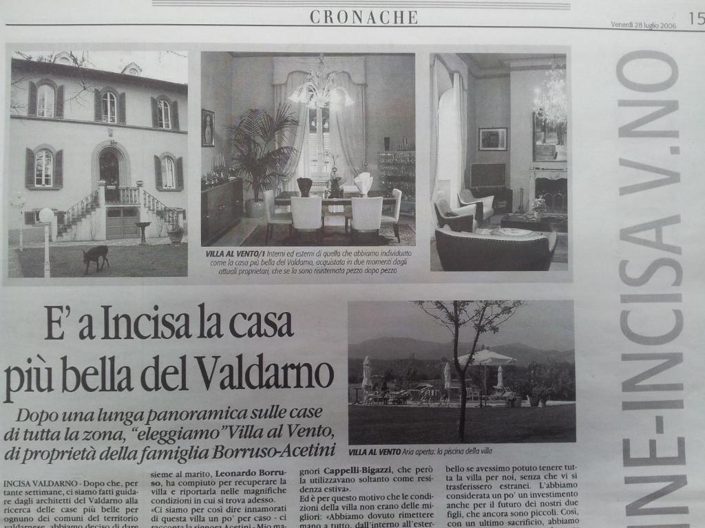 Relais Villa Al Vento Incisa in Val d'Arno Exteriér fotografie